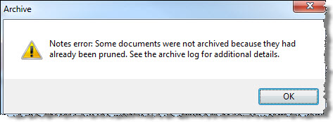  Archive Error